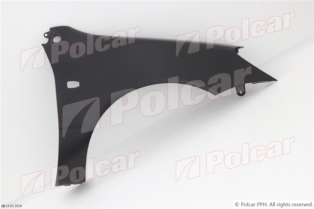 Imagine pentru produsul „ARIPA DRT FATA CU GAURA LUCAS MITSUBISHI LANCER 04-07 POLCAR-FD"