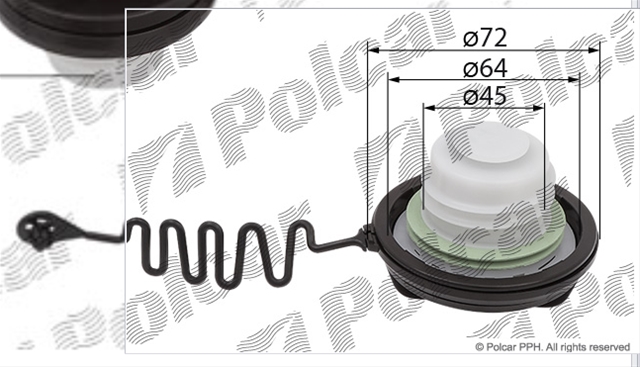 Imagine pentru produsul „BUSON NEGRU (FARA CHEI) PT REZERVOR DE COMBUSTIBIL FORD FUSION (JUS) 0205"
