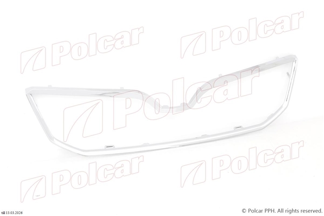 Imagine pentru produsul „RAMA GRILA RADIATOR, CROM, OCTAVIA III 2013 >> 2017 - POLCAR"