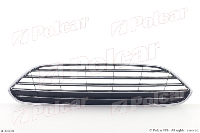 GRILA NEAGRA (CU RAMA CROM) PT RADIATOR FIESTA 13>>