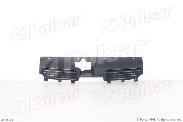 GRILA RADIATOR , FARA SUPORTUL DE PLASTIC PG-206 01/98>>04/09 -POLCAR