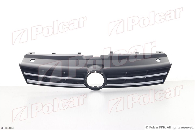 GRILA (CU DOUA BANDOURI CROM) PT RADIATOR POLO 2014>>