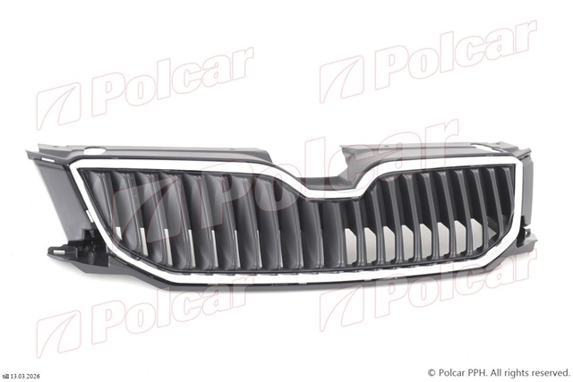 GRILA RADIATOR CU RAMA CROM SKODA OCTAVIA III (5E) 01.1305.17