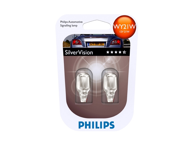 Imagine pentru produsul „SUPEROFERTA SET 2 BECURI 12V TIP WY21W SILVER VISION SFNBB PHILIPS"