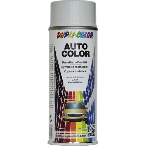 SPRAY VOPSEA RETUS AUTO NEMETALIZATA ALB CASABLANCA 350ML DUPLI-COLOR