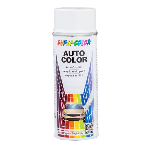 Imagine pentru produsul „SPRAY VOPSEA RETUS AUTO NEMETALIZATA ALB BOREAL 350ML DUPLI-COLOR"
