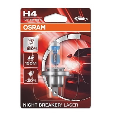 Imagine pentru produsul „BLISTER 1 BEC MOTO H4 12V 60/55W NIGHTRACER LSNBB (RPNBB) OSRAM"