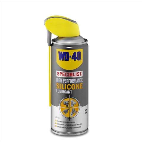 Imagine pentru produsul „HIGH SILICONE-SPRAY LUBRIFIANT SILICONIC PENTRU PLASTIC,CAUCIUC,METAL SI LEMN 400ML WD40"