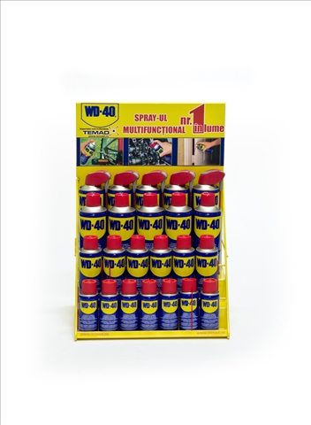 Imagine pentru produsul „STAND PREZENTARE CU 23 DE PRODUSE ASORTATE WD-40"