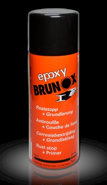 Imagine pentru produsul „CSNBB EPOXY-SPRAY TRATAMENT ANTI-RUGINA 400ML BRUNOX"