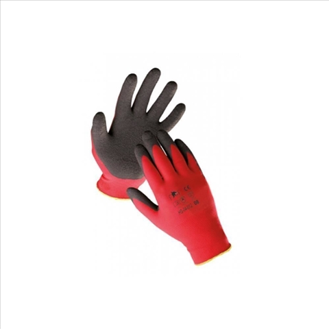 Imagine pentru produsul „PERECHE MANUSI LUCRU CU PELICULA DIN LATEX ROSU-NEGRU,MARIMEA 10"