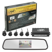 Imagine pentru produsul „SET 4 SENZORI PARCARE CU AFISAJ IN OGLINDA SI CAMERA MARSARIER PNI"