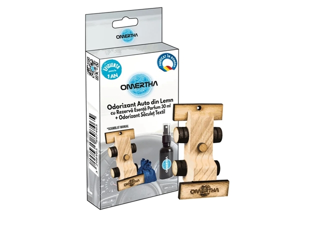 Imagine pentru produsul „ODORIZANT AUTO FORMA MASINUTA F1 CU ESENTA INVICTUS STELLAR 30 ML OMERTHA"