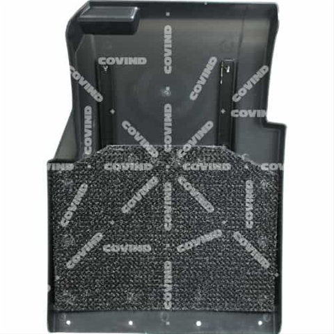 FRONT MUD PROTECTION LH  W/ ANTISPRAY  BLACK CF85  XF105