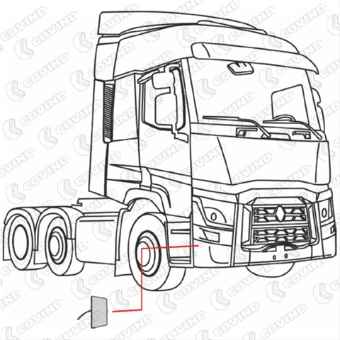 CAPAC DR NEGRU PT COLTAR RENAULT RANGE T RESTYLING 2018  - COVIND A.M.