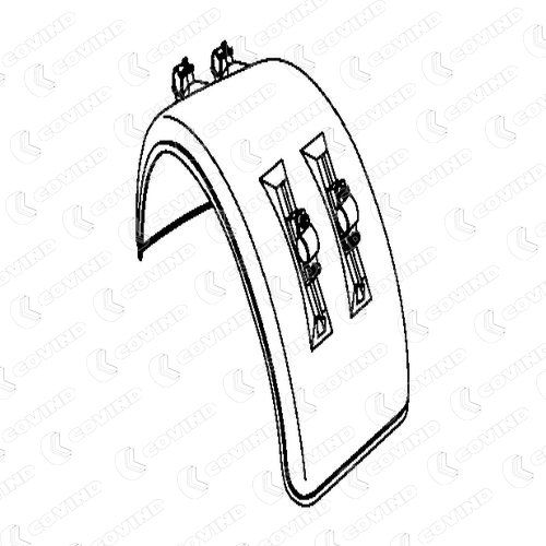 Imagine pentru produsul „REAR MUDGUARD DR/ST UNIVERSALE-COVIND-A.M."