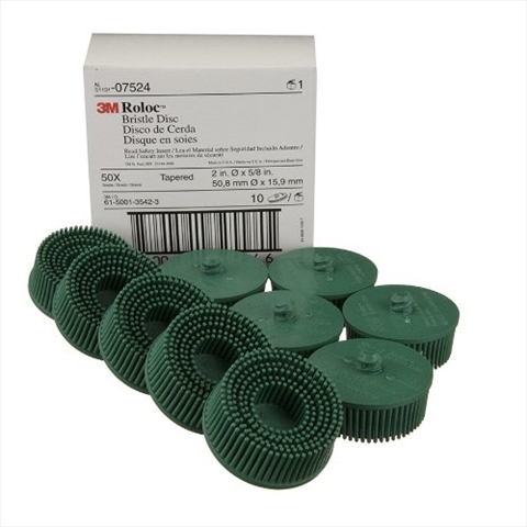 Imagine pentru produsul „SET 10 DISCURI ROLOC BRISTLE CURATIRE VERDE P50"