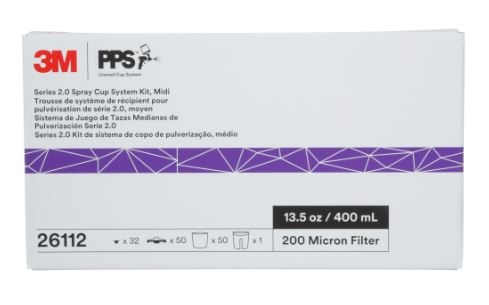 Imagine pentru produsul „PPS 2.0 MIDI(13.5OZ,400ML)KIT,200U 50 PUNGI SI 50 CAPACE"