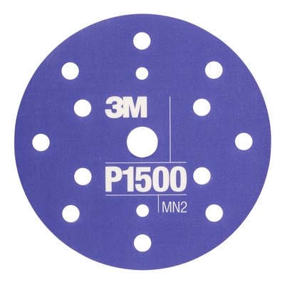 Imagine pentru produsul „NBB  FLEXIBLE ABRASIVE HOOKIT DISC P1500, UNITATE FACTURARE MULTIPLU DE 25 BUC-3M"