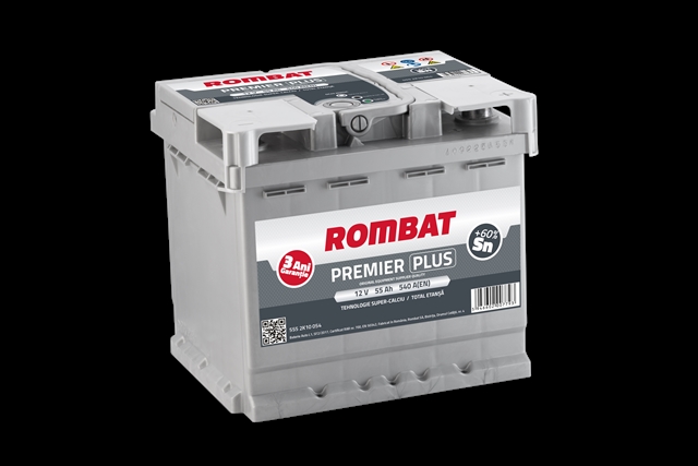 Imagine pentru produsul „ACUMULATOR ROMBAT PREMIER PLUS 55AH 540AH 190X190X207 + DR"