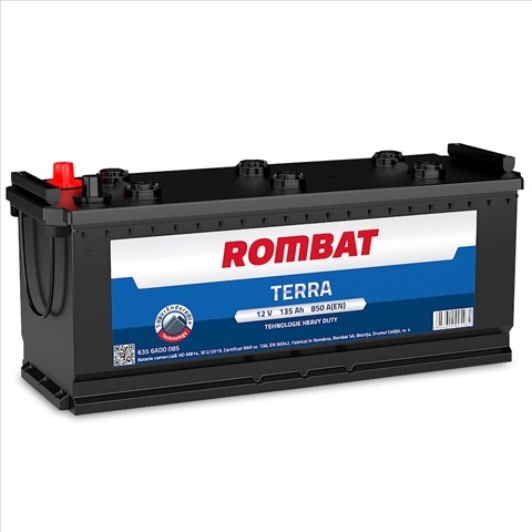 Imagine pentru produsul „ACUMULATOR ROMBAT TERRA 135AH 850A 511X190X216 +STG"