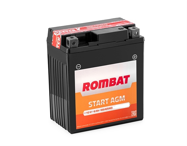 ACUMULATOR MOTO 12V 6AH 100A +ST