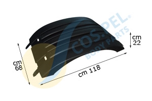 Imagine pentru produsul „REAR MUDGUARD RHLH"