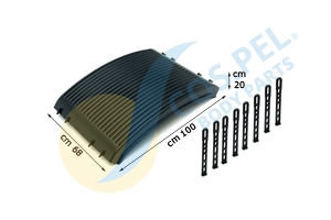 Imagine pentru produsul „REAR MUDGUARD RHLH WITH 8 MUDGUARD TENSIONERS"