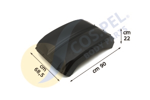 Imagine pentru produsul „REAR MUDGUARD RHLH"