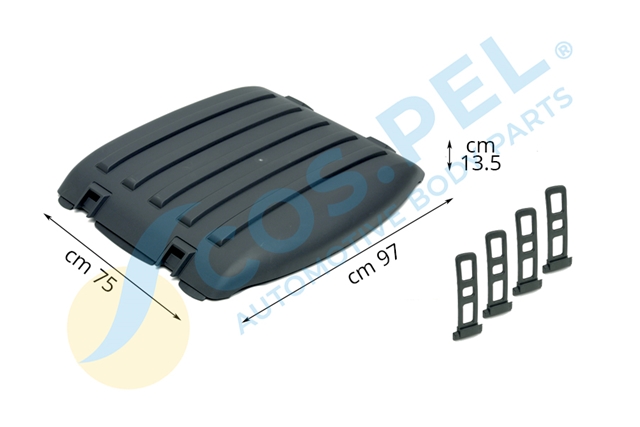 Imagine pentru produsul „REAR MUDGUARD FLAT TYPE RHLH WITH 4 MUDGUARD TENSIONERS SCANIA SCA 2017"