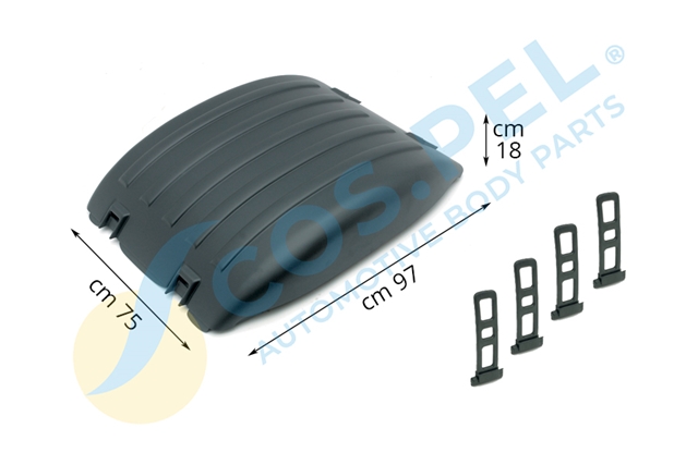 Imagine pentru produsul „REAR MUDGUARD STANDARD RHLH WITH 4 MUDGUARD TENSI"