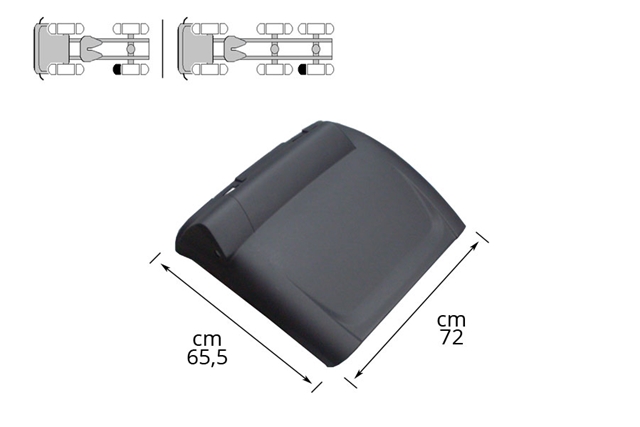 Imagine pentru produsul „REAR MUDGUARD FRONT PART WITH BRACKET LH"