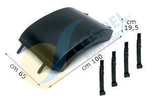 Imagine pentru produsul „REAR MUDGUARD RH-LH WITH 4 MUDGUARD TENSIONERS  - COSPEL KNBB"
