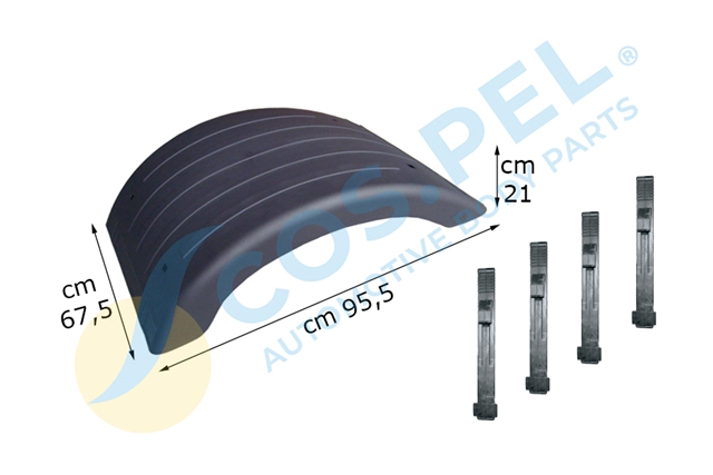 Imagine pentru produsul „REAR MUDGUARD RHLH WITH 4 MUDGUARD TENSIONERS IVECO STRALIS 2013 HIWAY  AS"