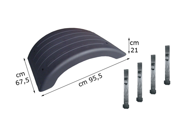 Imagine pentru produsul „REAR MUDGUARD RHLH WITH 4 MUDGUARD TENSIONERS IVECO STRALIS 2013 HIWAY  AS"