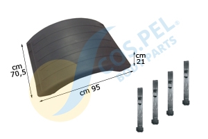 Imagine pentru produsul „REAR MUDGUARD RHLH WITH 4 MUDGUARD TENSIONERS IVECO STRALIS 2013/AS"