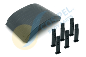 Imagine pentru produsul „REAR MUDGUARD RHLH WITH 6 MUDGUARD TENSIONERS"