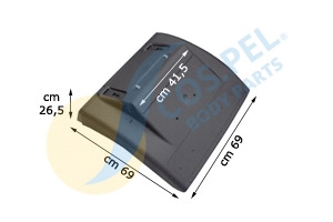 Imagine pentru produsul „REAR WHEEL MUDGUARD  FRONT LH"