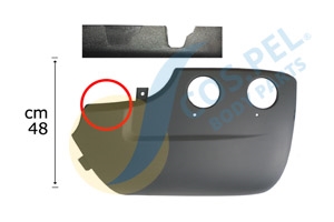 Imagine pentru produsul „CORNER BUMPER LH LOW CAB"