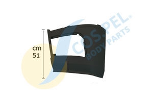 Imagine pentru produsul „CORNER BUMPER HIGH LH MERCEDES BIGSPACE/GIGASPACE/MP4/STREAMSPACE"