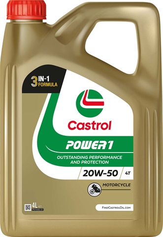 Imagine pentru produsul „ULEI MOTO POWER1 4T 20W-50 4L -CASTROL"