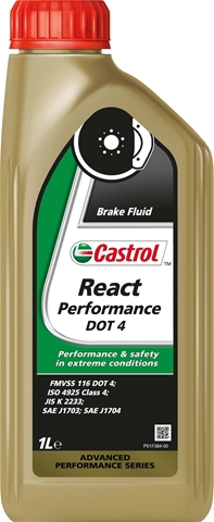 Imagine pentru produsul „LICHID FRANA REACT PERFORMANCE DOT 4 1L - CASTROL"