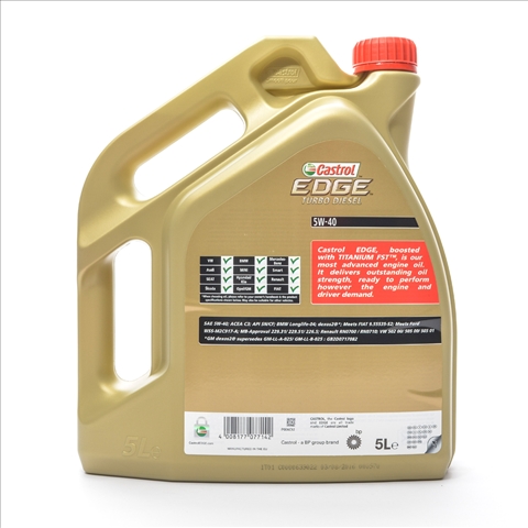 ULEI EDGE TURBO DIESEL 5W-40 5 LT (TI) - 1535BD CASTROL