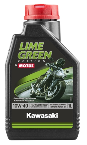 Imagine pentru produsul „KAWASAKI LIME GREEN BY MOTUL 10W40 1L -MOTUL"