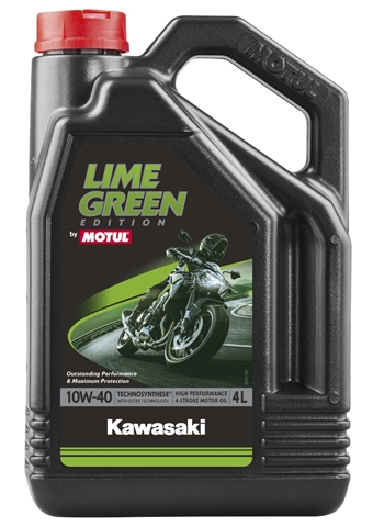 Imagine pentru produsul „KAWASAKI LIME GREEN BY MOTUL 10W40 4L - MOTUL"