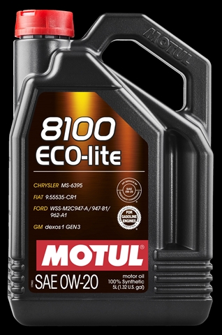 Imagine pentru produsul „8100 ECO-LITE 0W20 5L (108536) MOTUL"