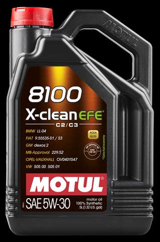 Imagine pentru produsul „8100 X-CLEAN EFE 5W30 5L (109471) MOTUL"