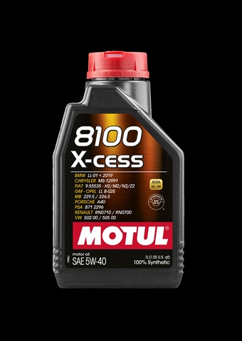 Imagine pentru produsul „8100 X-CESS 5W40 1L (102784) MOTUL"