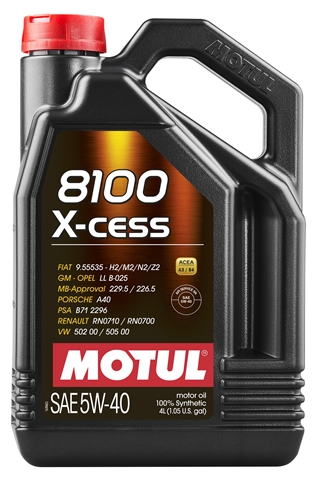 Imagine pentru produsul „8100 X-CESS 5W40 4L (104256) MOTUL"