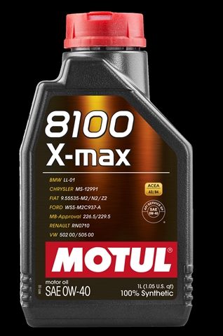 Imagine pentru produsul „8100 X-MAX 0W40 1L (104531) MOTUL"